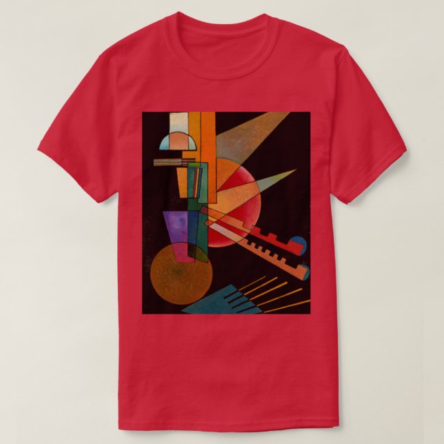 Kandinsky - Abstrakte Interpretation T-Shirt (Design vorne)