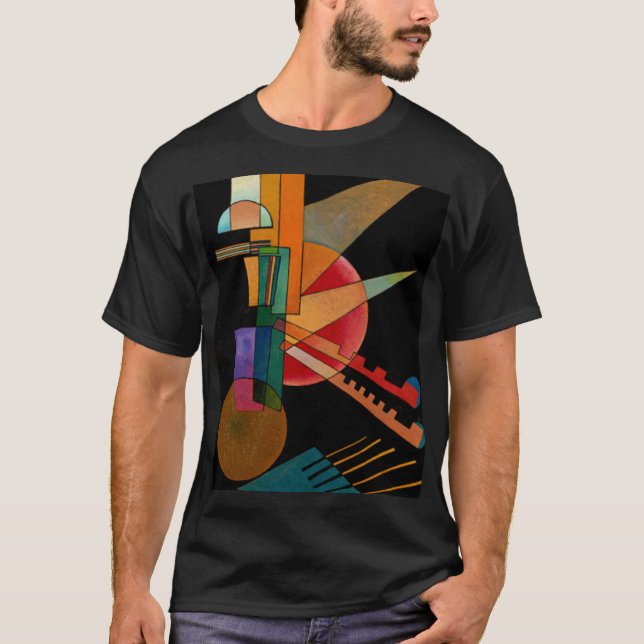 Kandinsky - Abstrakte Interpretation T-Shirt (Vorderseite)