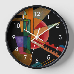 Kandinsky - Abstrakte Interpretation Uhr