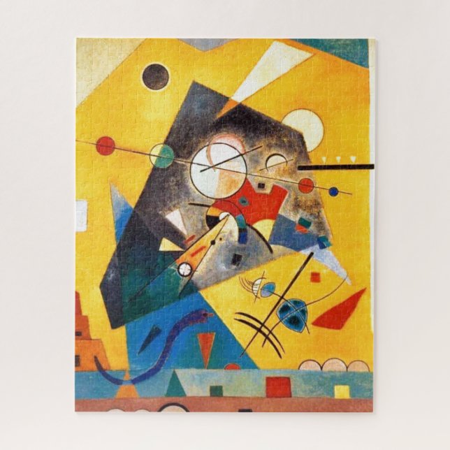 Kandinsky Abstrakte Kunst Puzzle (Vertikal)