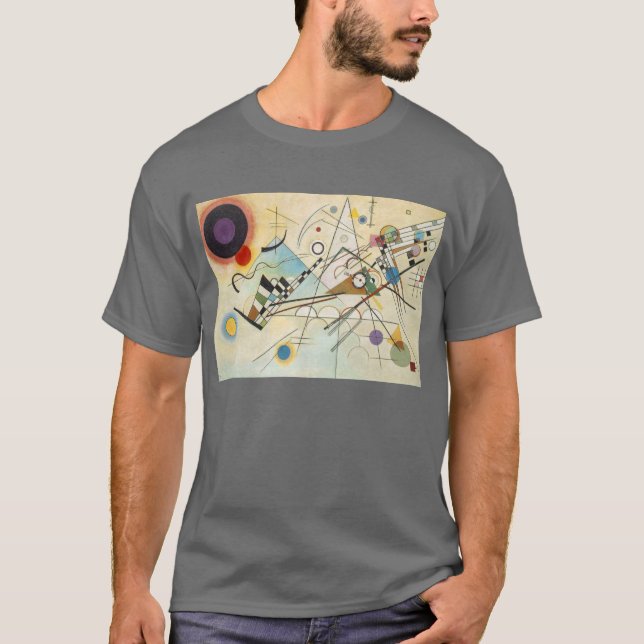 Kandinsky abstrakte Kunst T-Shirt (Vorderseite)