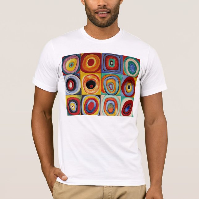 Kandinsky abstrakte Kunst T-Shirt (Vorderseite)