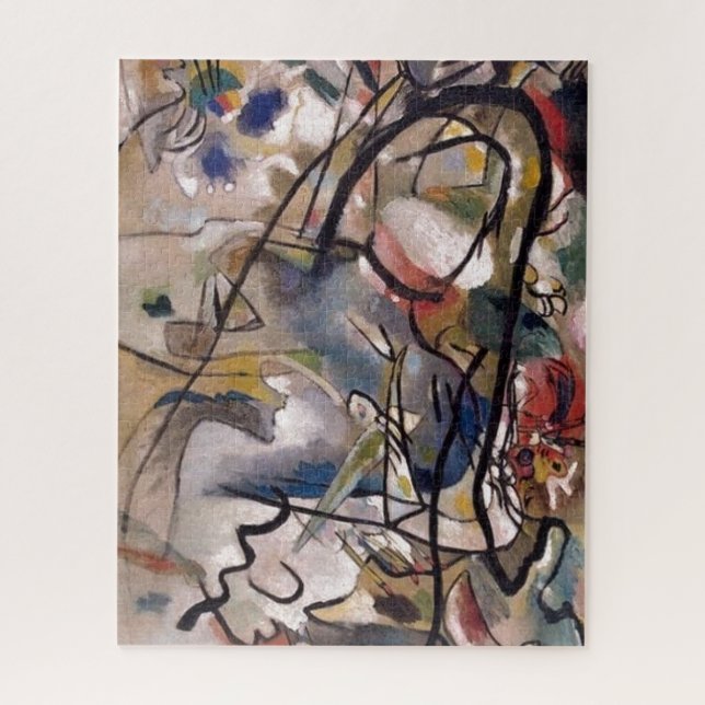 Kandinsky Abstrakte Kunstmalerei Puzzle (Vertikal)