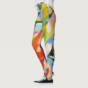 Kandinsky, Abstrakte Mauermauer 1914 Leggings