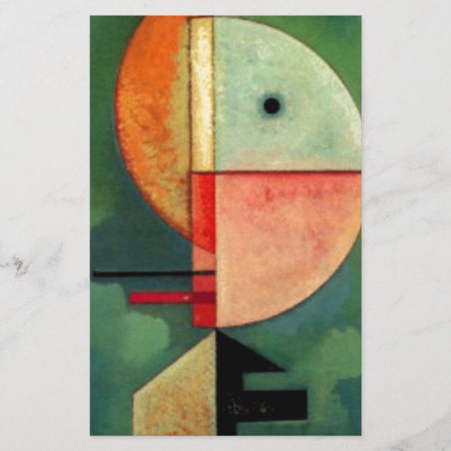 Kandinsky Abstraktes Aufzeichnen Briefpapier (Vorderseite)