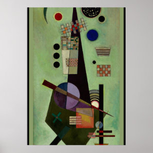 Kandinsky - abstraktes, ausgedehntes Gemälde Poster