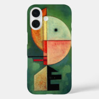 Kandinsky Abstraktes Bild nach oben grün