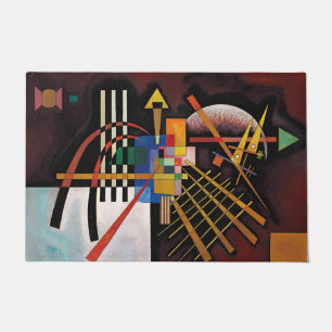 Kandinsky Abstraktes Gemälde Klassisches Kunstwerk Fußmatte