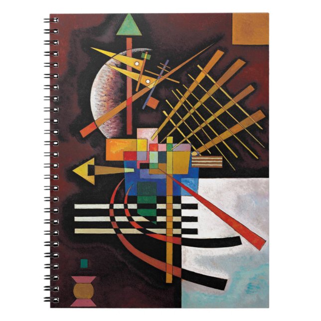 Kandinsky Abstraktes Gemälde Klassisches Kunstwerk Notizblock (Vorderseite)