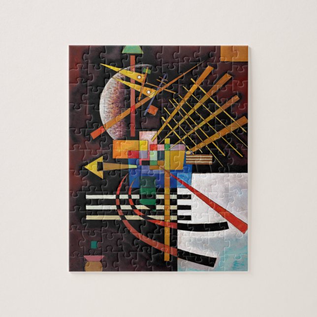 Kandinsky Abstraktes Gemälde Klassisches Kunstwerk Puzzle (Vertikal)
