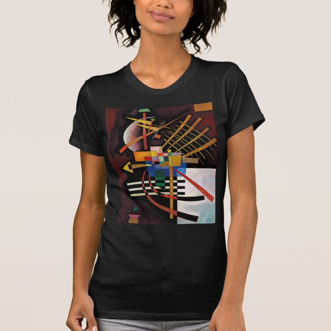 Kandinsky Abstraktes Gemälde Klassisches Kunstwerk T-Shirt (Vorderseite)