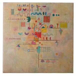 Kandinsky - Anmutiger Aufstieg Fliese