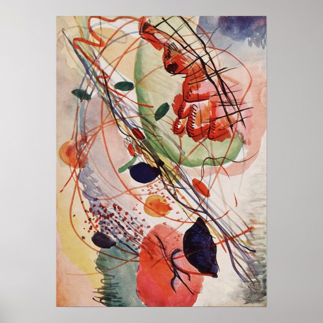 Kandinsky-Aquarell Poster (Vorne)