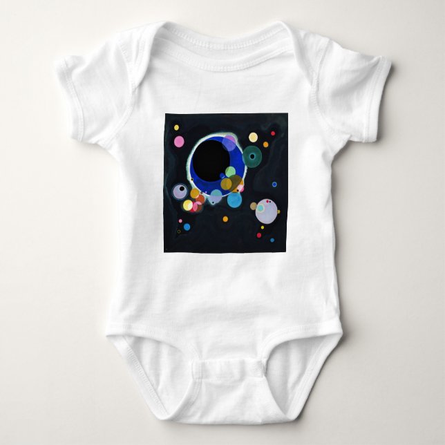 Kandinsky Artwork Baby Strampler (Vorderseite)