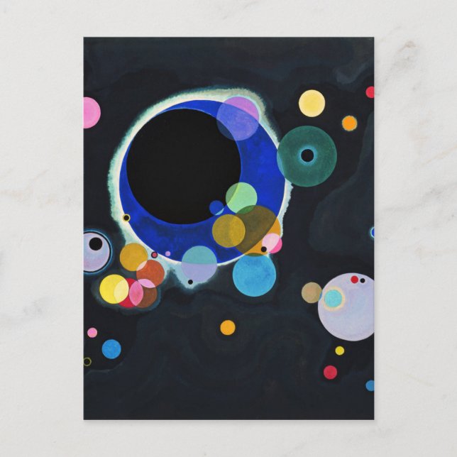 Kandinsky Artwork Postkarte (Vorderseite)