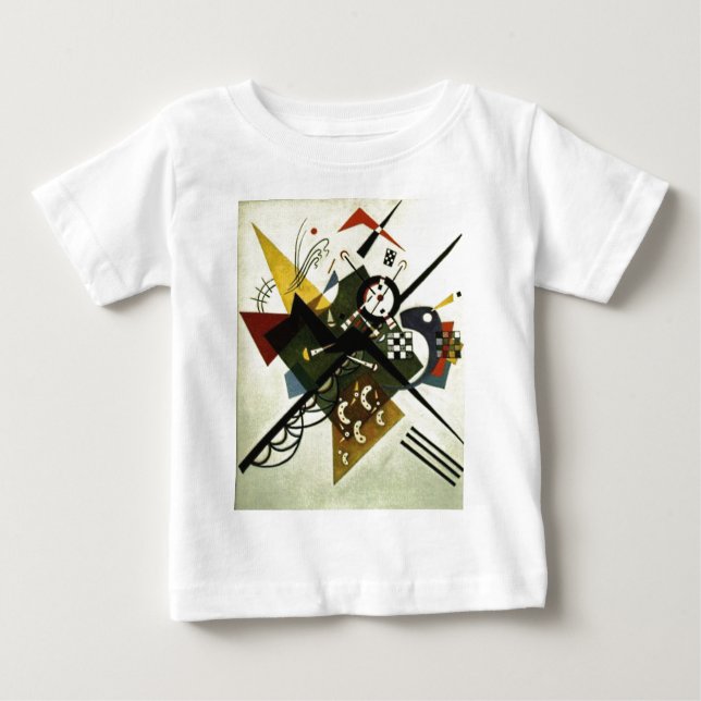 Kandinsky auf Weiß II Baby T-shirt (Vorderseite)