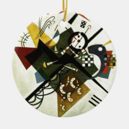 Kandinsky auf Weiß II Keramik Ornament