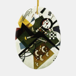 Kandinsky auf Weiß II Keramikornament