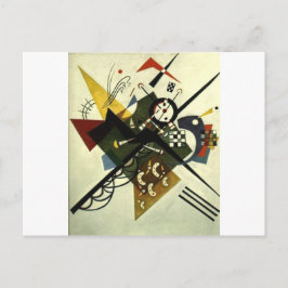 Kandinsky auf Weiß II Postkarte