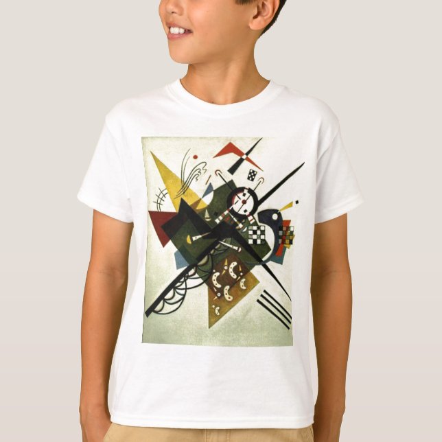 Kandinsky auf Weiß II T-Shirt (Vorderseite)