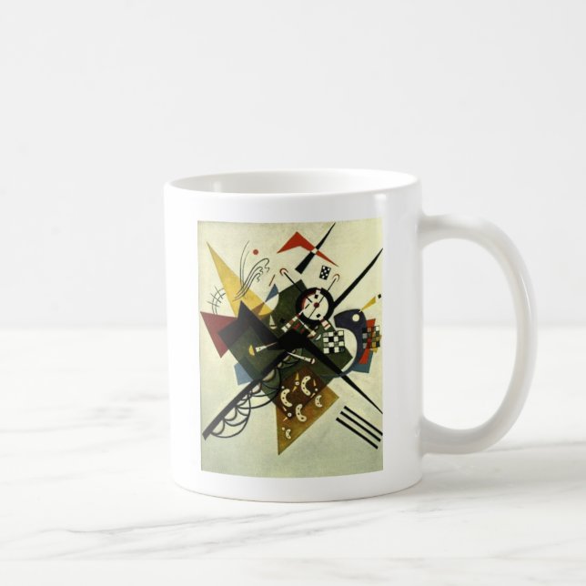 Kandinsky auf Weiß II Tasse (Rechts)