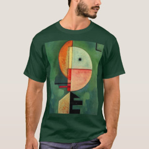 Kandinsky Aufwärts Abstrakte Malerei grün T-Shirt