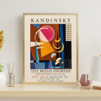 Kandinsky-Ausstellungsplakat | Abstrakte Geometrie