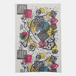 Kandinsky Bauhaus Abstrakte Geometrische Farbige K Geschirrtuch
