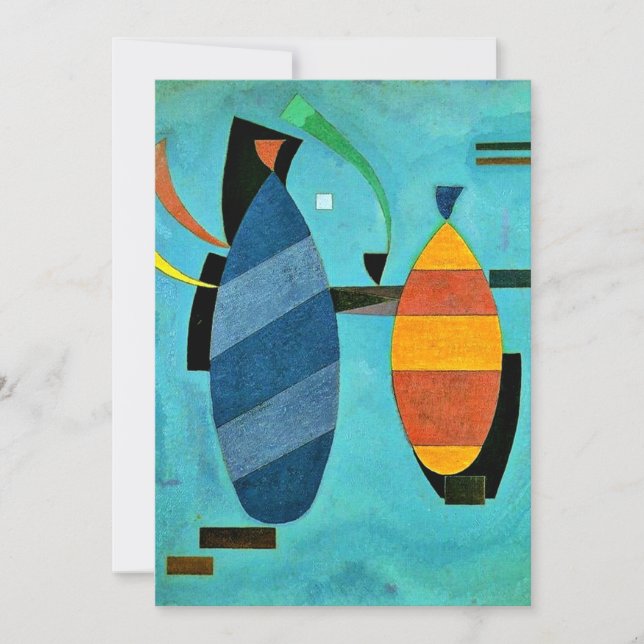 Kandinsky - Beide Streifen Karte (Vorderseite)