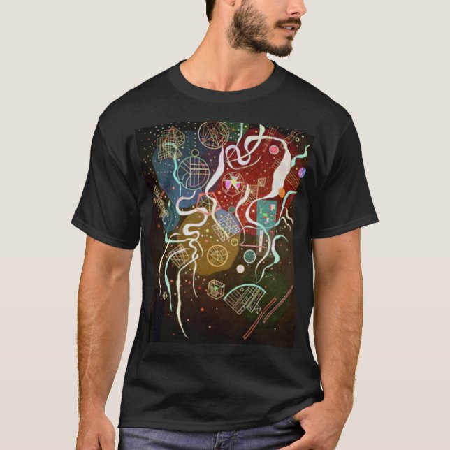 Kandinsky-Bewegung I Abstrakte Malerei T-Shirt (Vorderseite)