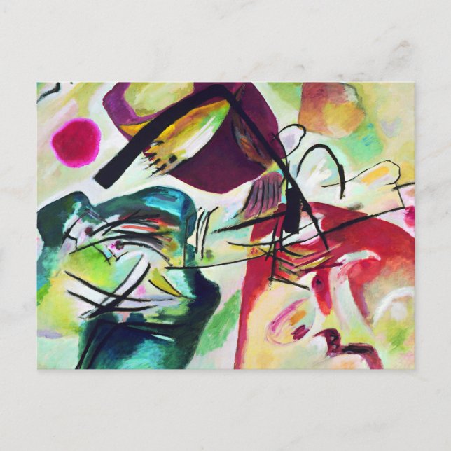 Kandinsky Black Arch Postcard Postkarte (Vorderseite)