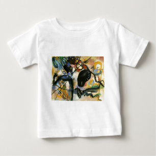 Kandinsky Black Spot Abstrakt Artwork Baby T-shirt