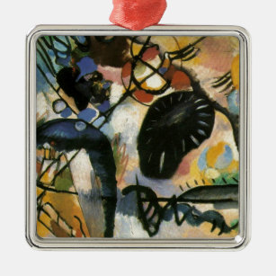 Kandinsky Black Spot Abstrakt Artwork Ornament Aus Metall