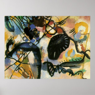 Kandinsky Black Spot Abstrakt Artwork Poster