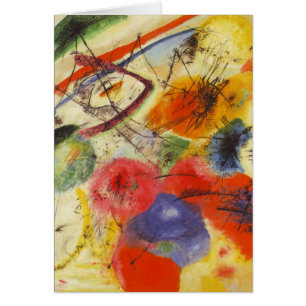 Kandinsky Black Strokes Abstrakte Malerei