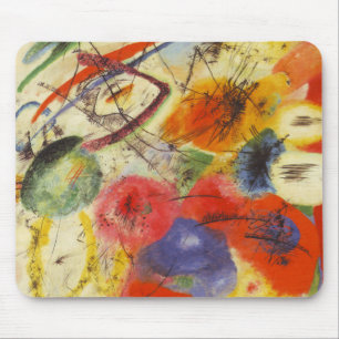 Kandinsky Black Strokes Abstrakte Malerei Mousepad