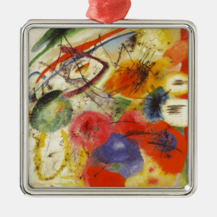 Kandinsky Black Strokes Abstrakte Malerei Ornament Aus Metall