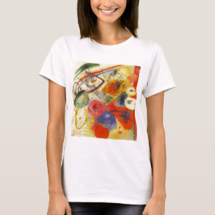 Kandinsky Black Strokes Abstrakte Malerei T-Shirt