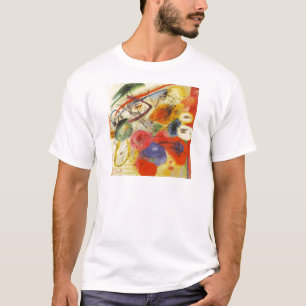 Kandinsky Black Strokes Abstrakte Malerei T-Shirt