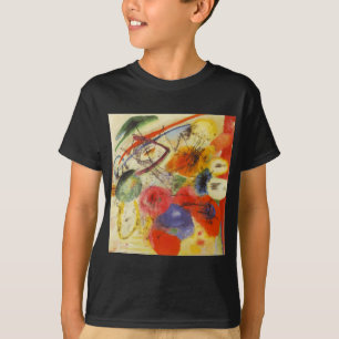 Kandinsky Black Strokes Abstrakte Malerei T-Shirt