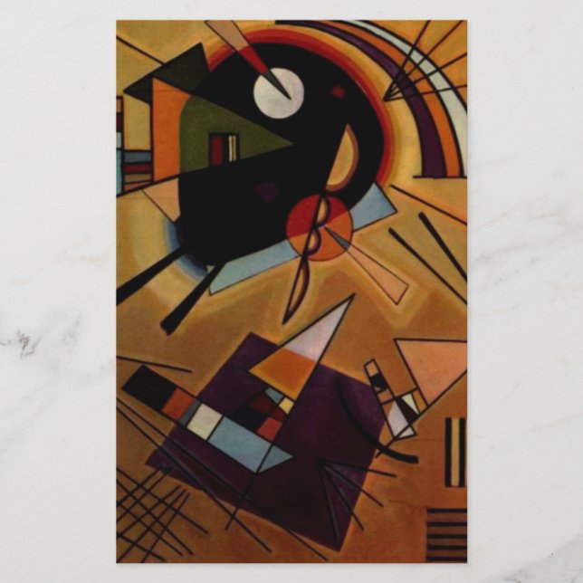 Kandinsky Black Violet Briefpapier (Vorderseite)