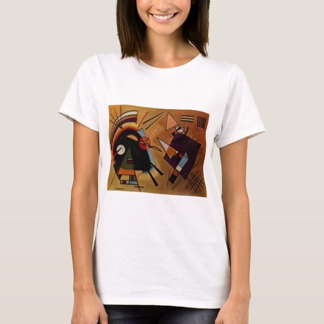 Kandinsky Black Violet T-Shirt (Vorderseite)