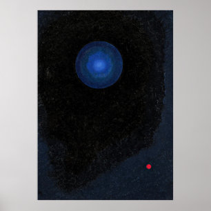 Kandinsky - Blaue, abstrakte Kunst Poster