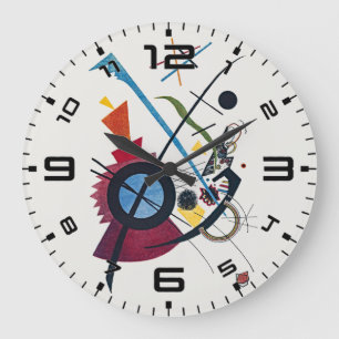 Kandinsky Blaue Bauhaus-Kunstwanduhr Große Wanduhr