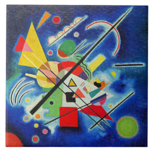 Kandinsky - Blaue Malerei Fliese