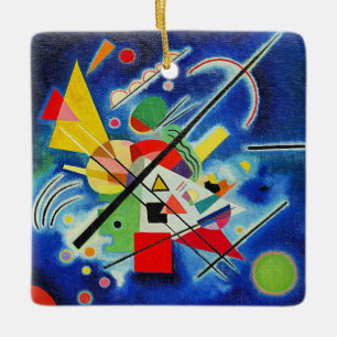 Kandinsky - Blaue Malerei Keramikornament