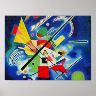 Kandinsky - Blaue Malerei, Poster