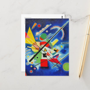 Kandinsky - Blaue Malerei Postkarte