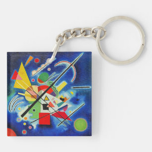 Kandinsky - Blaue Malerei, Schlüsselanhänger