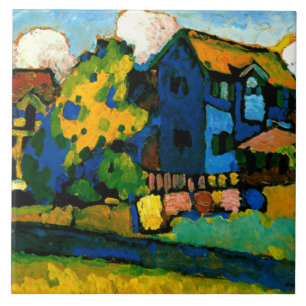Kandinsky - Blaues Haus Klein Fliese